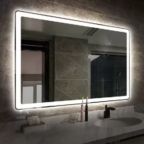 Gương Treo Nhà Tắm Hình Chữ Nhật Có Đèn Led D127.1C