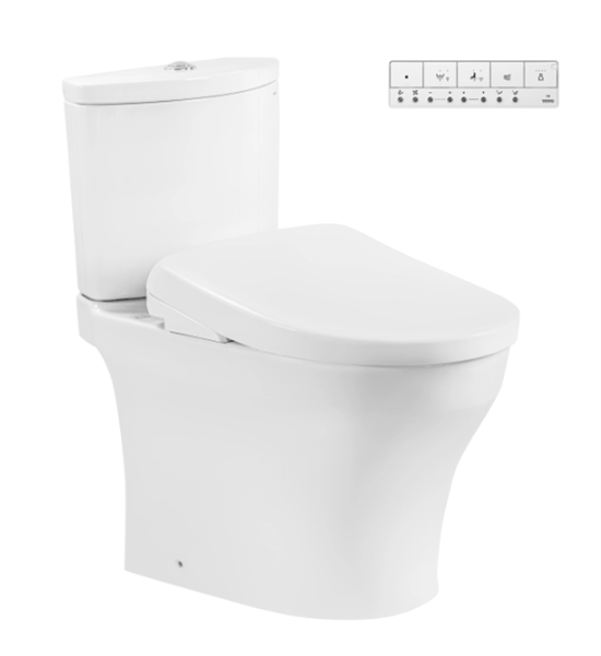 Bàn cầu 2 khối kèm nắp rửa điện tử WASHLET (loại giấu dây) dòng S7 - TCF47360GAA (220V)