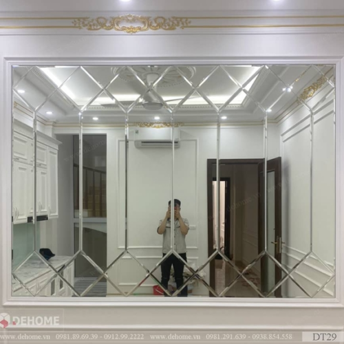 Gương nghệ thuật dán tường DT29