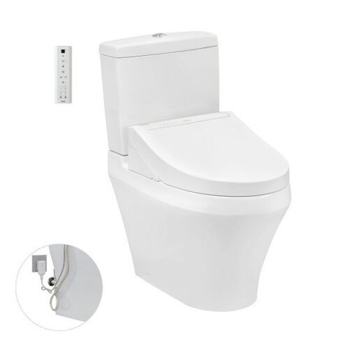 Bàn cầu hai khối kèm nắp rửa điện tử WASHLET dòng C5