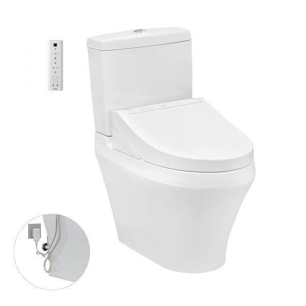 Bàn cầu hai khối kèm nắp rửa điện tử WASHLET dòng C5