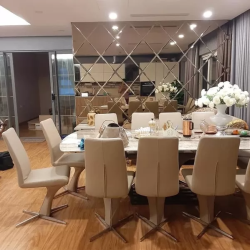 Gương Bỉ Dán Tường Cao Cấp Phòng Bếp DT40