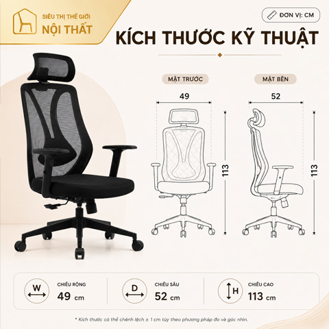 Ghế VP relax Further 87-HR