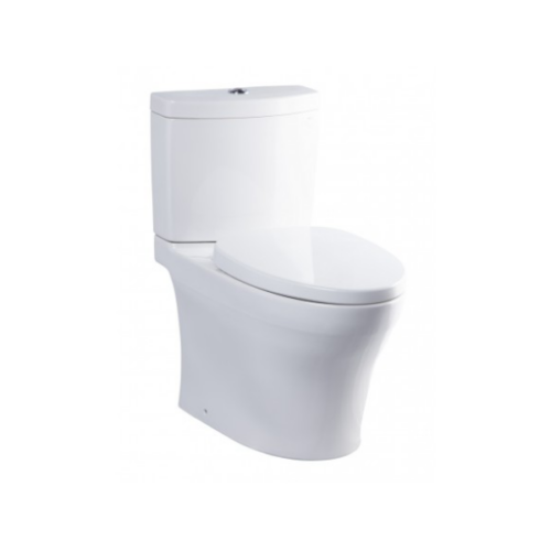 Bàn cầu xí bệt hai khối, nắp đóng êm TC385VS
