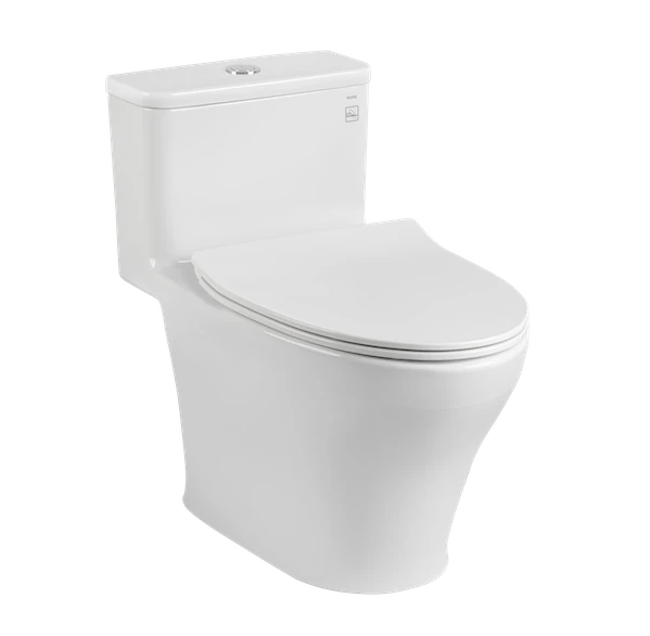Bàn cầu 1 khối kèm nắp đóng êm TC600VS