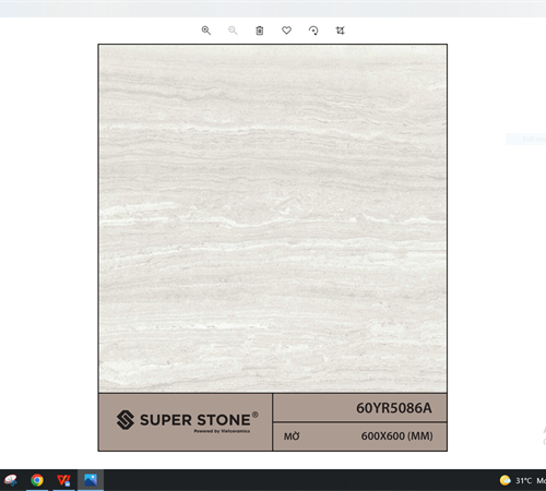 Gạch porcelain lát nền SOUL TRAVERTINE