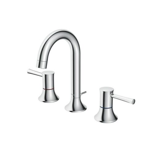 Vòi chậu tay vặn nóng lạnh LN (3 lỗ)