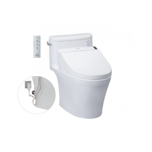 Bàn cầu một khối,kèm nắp rửa điện tử WASHLET dòng C5
