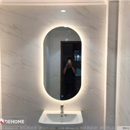 Gương Khung Mạ PVD Hình Bầu Dục DPVD612.2A