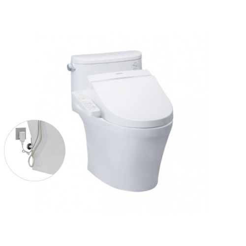 Bàn cầu một khối, kèm nắp rửa điện tử WASHLET dòng C2
