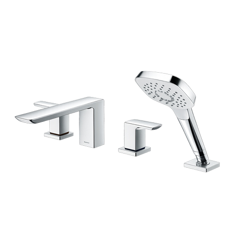 Vòi xả bồn nóng lạnh kèm sen tắm GR (4 lỗ)