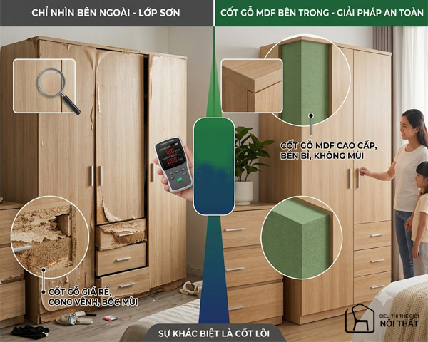 VÁN GỖ MDF CHUẨN E1