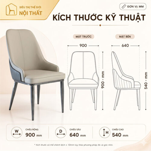 Alternative view of GHẾ ĂN CAO CẤP THIẾT KẾ TẦNG Y-928