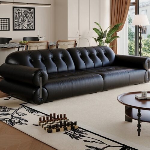 Sofa Chất liệu giả da chống cào HT-85