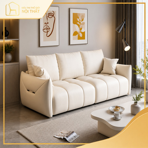 Sofa da 3 chỗ A585