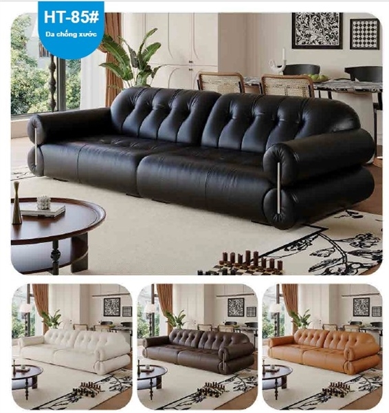 Sofa Chất liệu giả da chống cào HT-85 - Ảnh 2