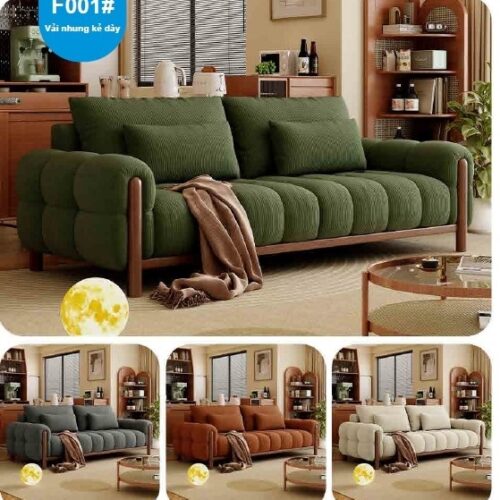 Alternative view of Sofa nhung F001