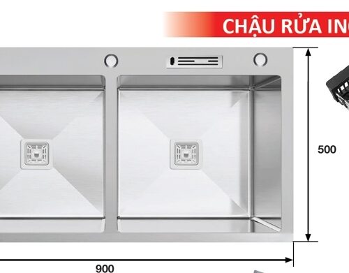 CHẬU RỬA INOX KAFF KF-HMS9050