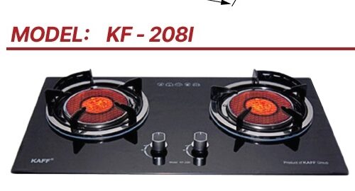 Bếp gas âm 2 lò KF - 208I
