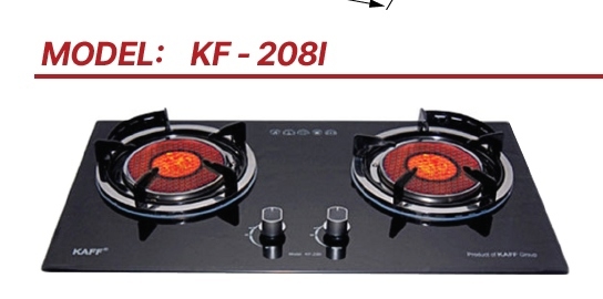 Bếp gas âm 2 lò KF - 208I