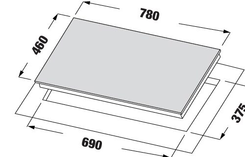 Alternative view of Bếp gas âm 2 lò KF - 228