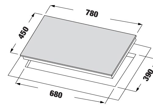 Alternative view of Bếp gas âm 3 lò KF - 620 DETIME