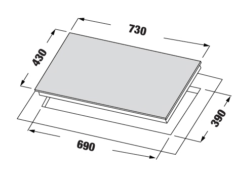 Alternative view of Bếp 2 Từ KF - HGM5II