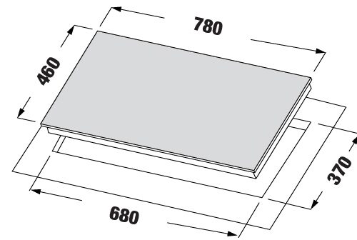 Alternative view of Bếp gas âm 2 lò KF - 219