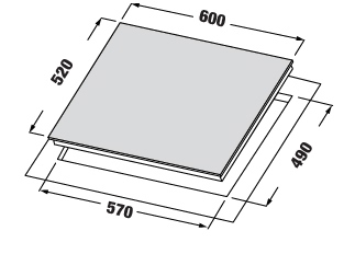 Alternative view of Bếp 2 Từ 1 Điện KF - S48QH PLUS