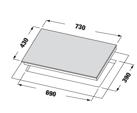 Alternative view of Bếp 2 Từ KF - LCD2IG