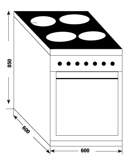 BẾP TỦ LIỀN LÒ KF - IK60850 - Ảnh 2