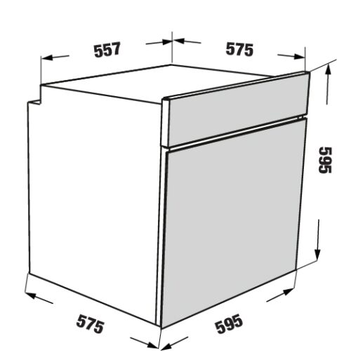 Alternative view of Lò Nướng KF - BI75SLIM