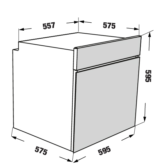 Lò Nướng KF - BI75SLIM - Ảnh 2