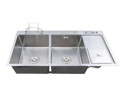 Chậu rửa INOX LS3-10048-2H1C-RD