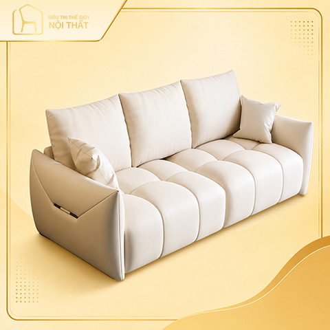 Sofa da 3 chỗ A585