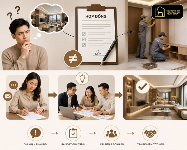 Siêu thị thế giới nội thất lừa đảo